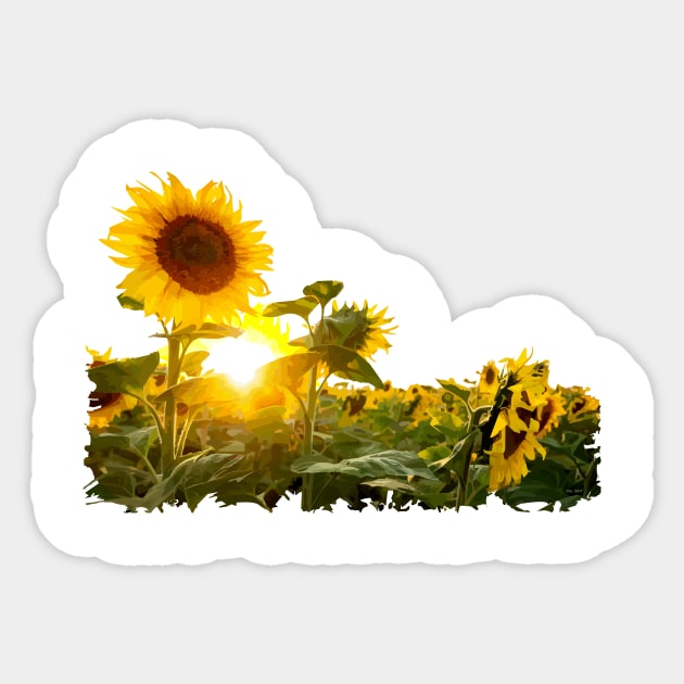 Sunflower Sticker by Mel's Stuff